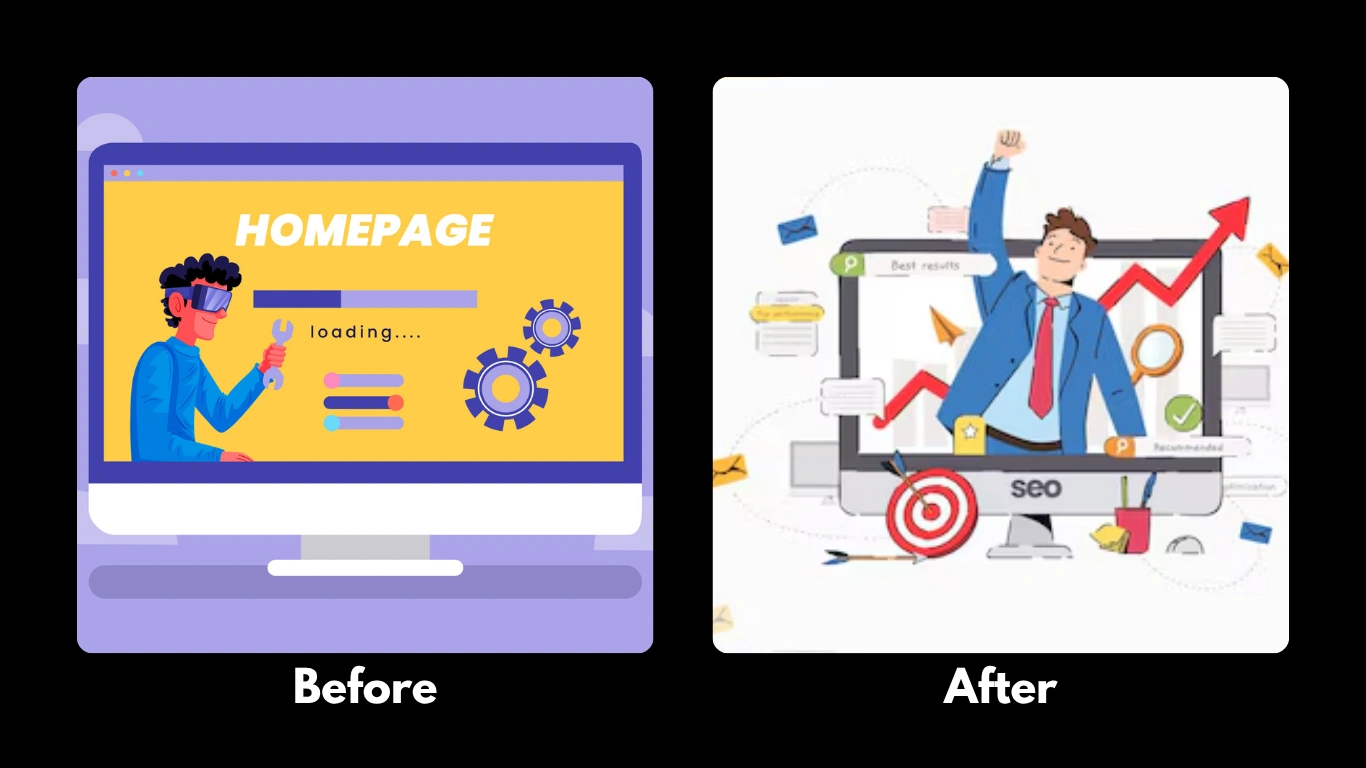 Before & After Website Redesign Comparison