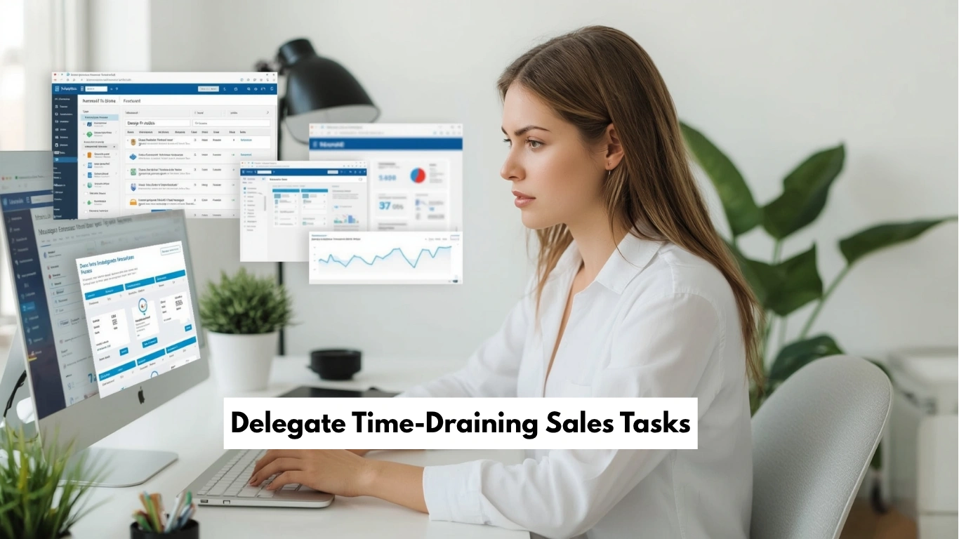 Delegate Time-Draining Sales Tasks