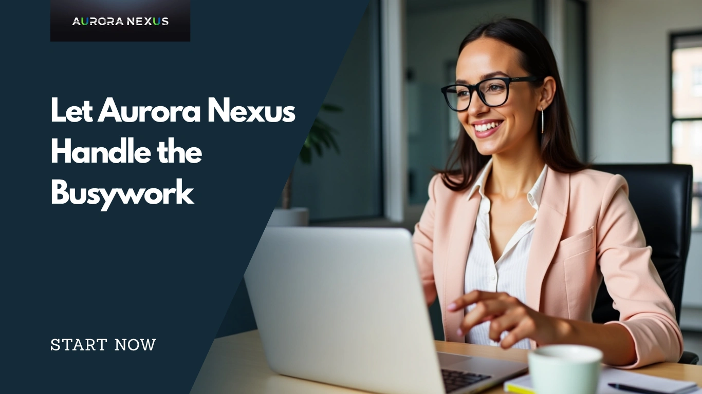 Entrepreneur clicking 'Start Free Trial' on Aurora Nexus VA platform